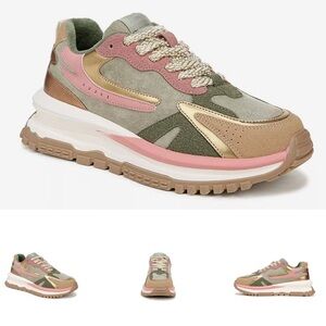 Blowfish Malibu Leo Sneaker - Size 11 M - Women's
 in Pink and Green